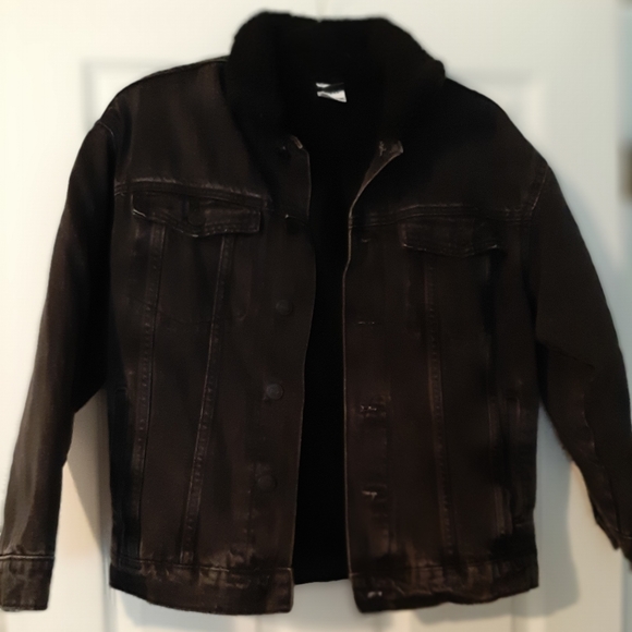 Zara boys denim fur coat - Picture 6 of 7